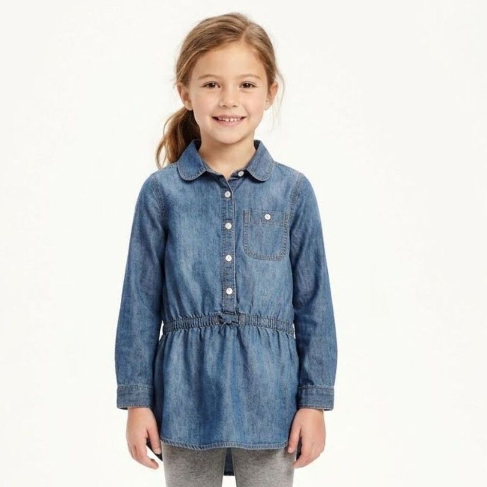 OshKosh B'gosh Girls Denim Chambray Shirt